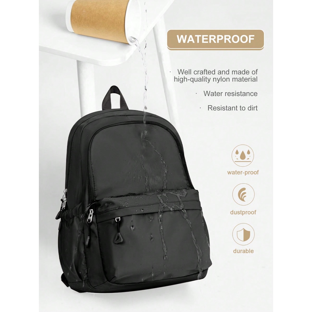 Plecak dla uczniów gimnazjów i – Laptop Backpack 15.6 recenzja i cena