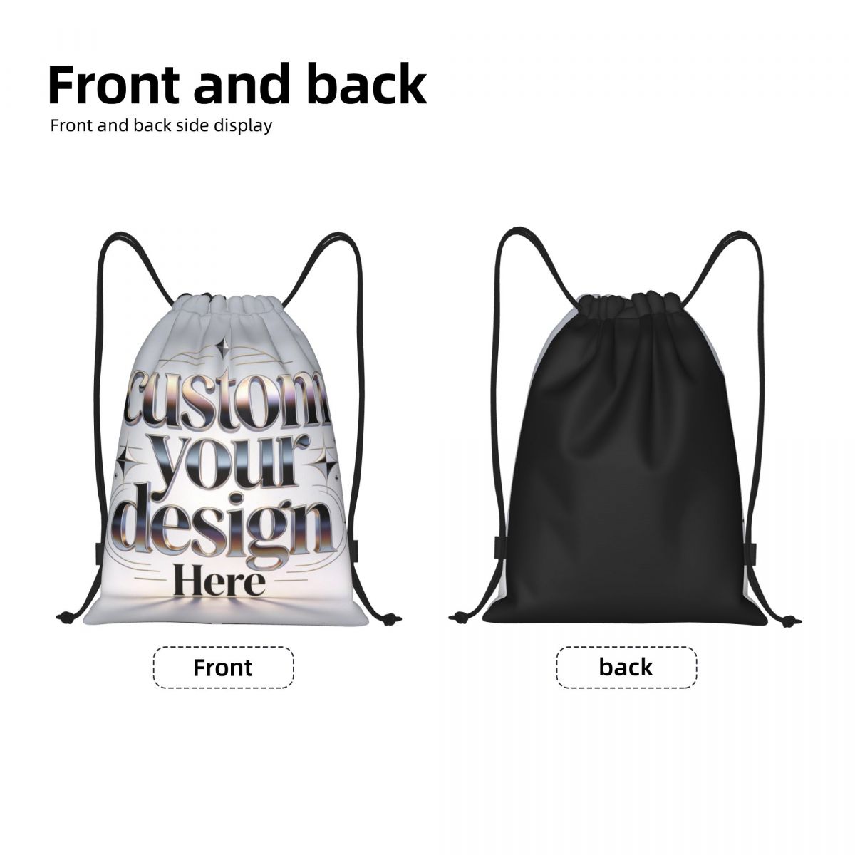 Personalizowane plecaki ze szn – Drawstring Gym Bag recenzja i cena