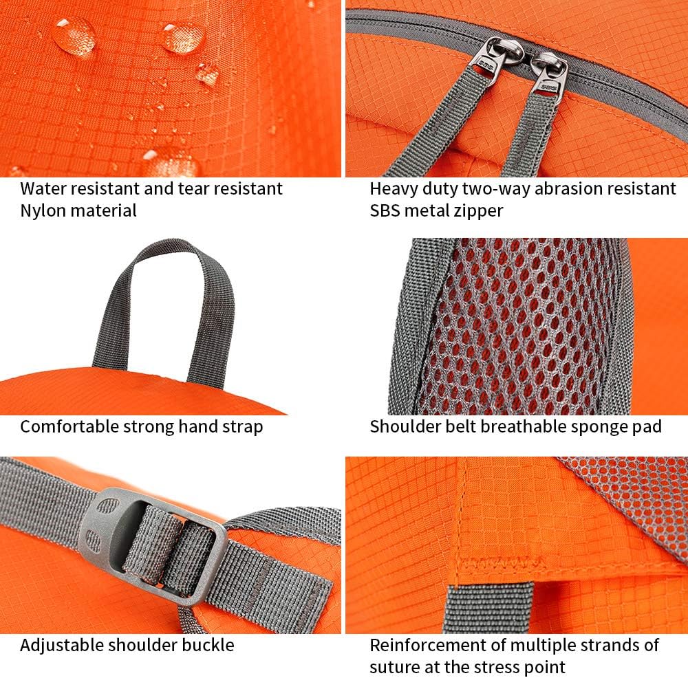 FENGDONG 35L Lekki, składany,  – Foldable Backpack Small recenzja i cena